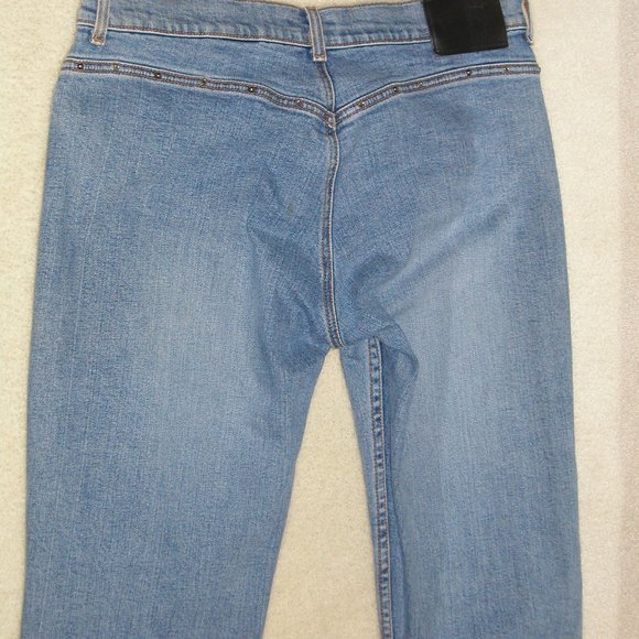 BB 2500 BeBe (S 6 Long) Distress Spandex   Denim (Boot Leg) - Picture 8 of 16